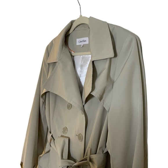 Calvin Klein Cream Trench Coat - XL - Picture 5 of 16
